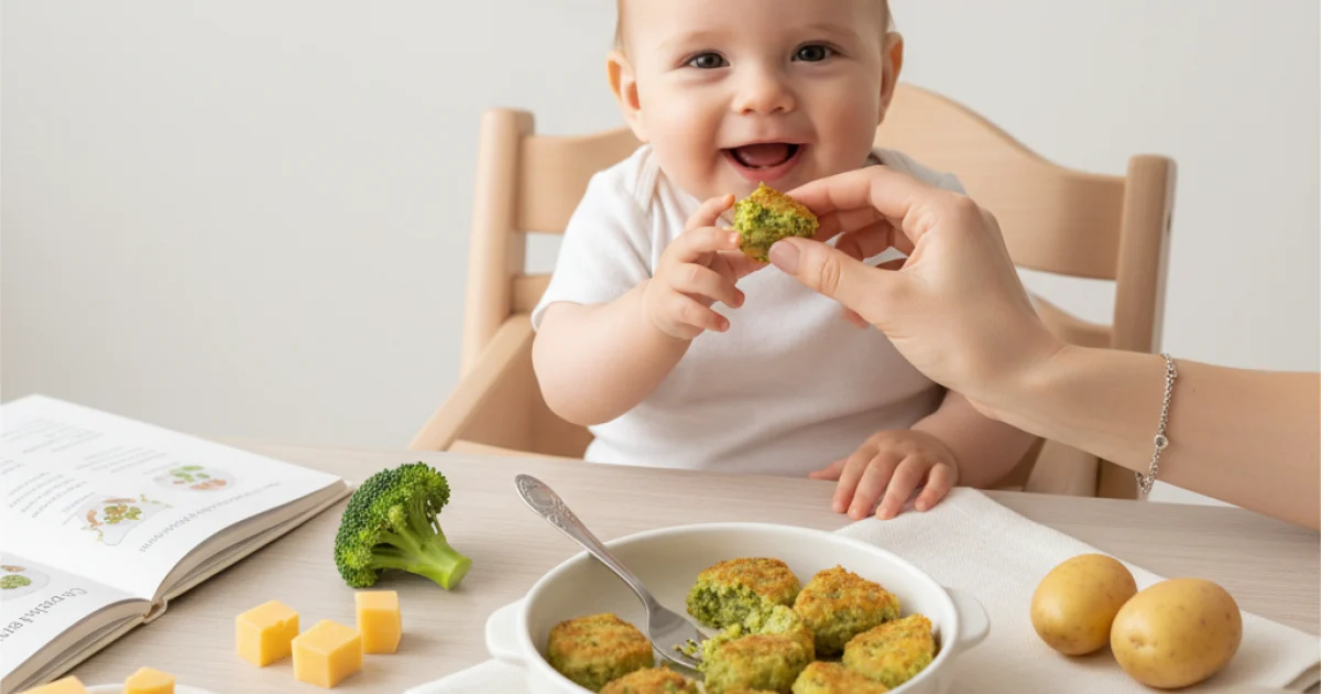 Bebeğiniz İçin: Brokoli, Peynir ve Patatesli Nugget Tarifi